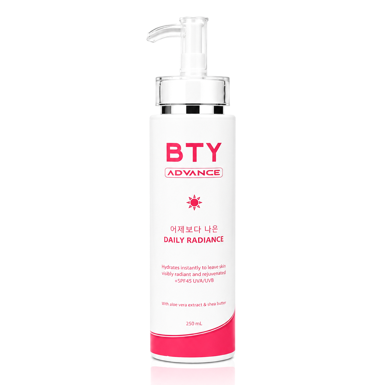 BTY Advance Daily Radiance Lotion SPF 45 For Face & Body - 250ml