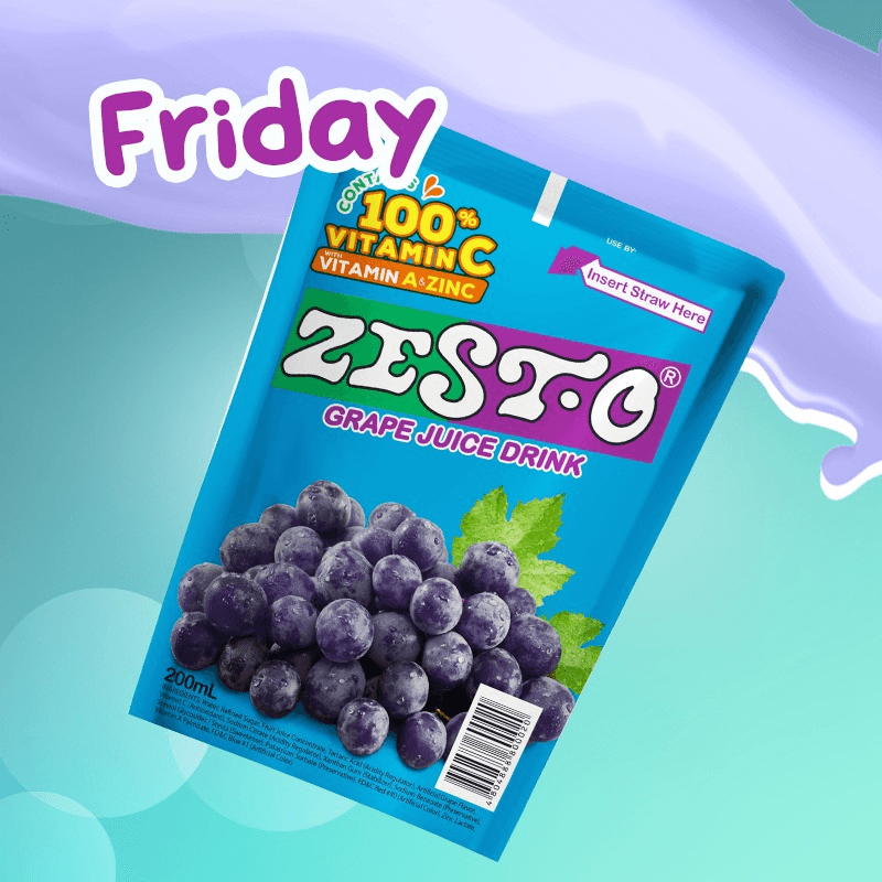 Zesto Grape Juice Drink - 200ml