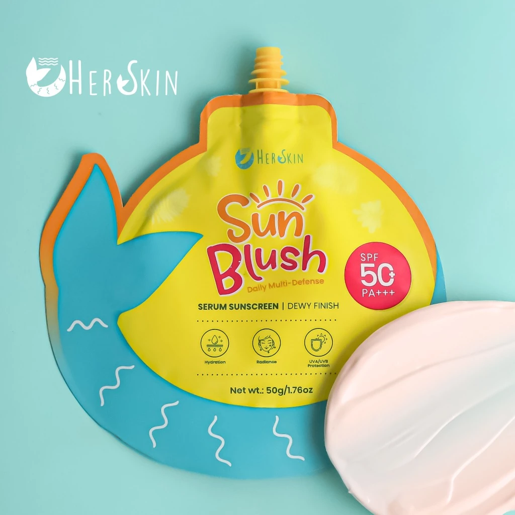Herskin Sun Blush Serum Sunscreen SPF 50+ - 50g