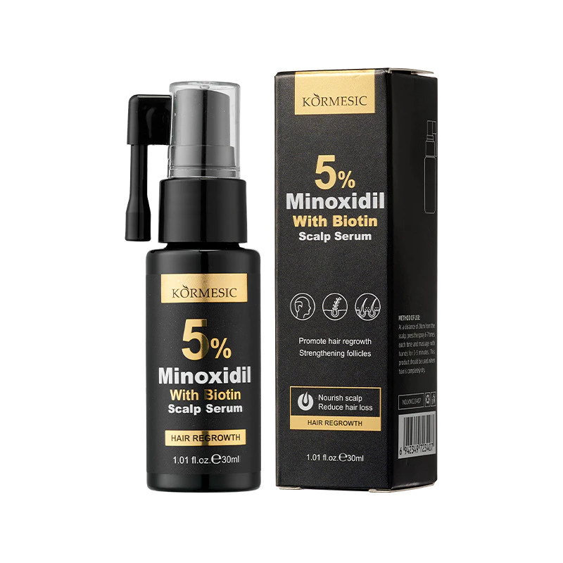 Kormesic 5% Minoxidil With Biotin Hair Regrowth Serum - 30ml
