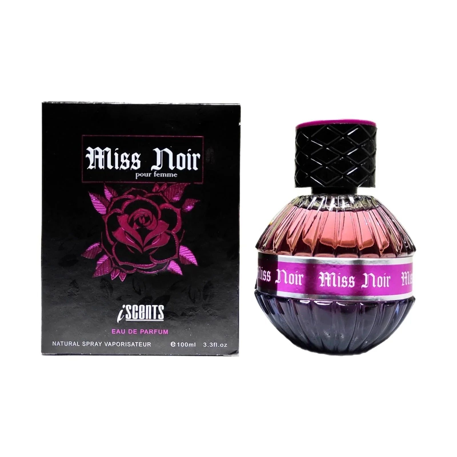 Parfum Miss Fashionista Black De Tiverton - Eau De Toilette Spray 100ml - Flacon Neuf