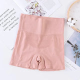 High Waisted Solid Waist Shapewear Underwear - 693#