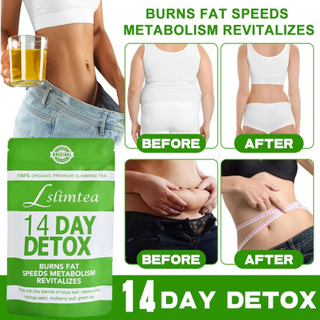 Original 100% Organic Herbal Slimtea - 14 Bags