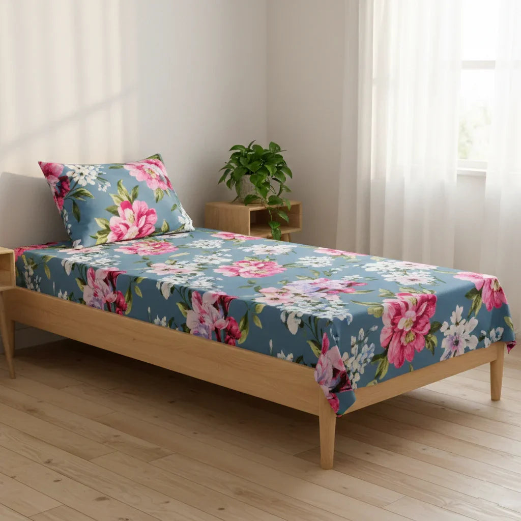 Active Single Flatsheet With One Pillow Cover - 150 x 230 CM
