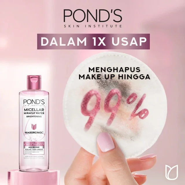 Pond's All in One Brightening Micellar Miracle Water - 400ml