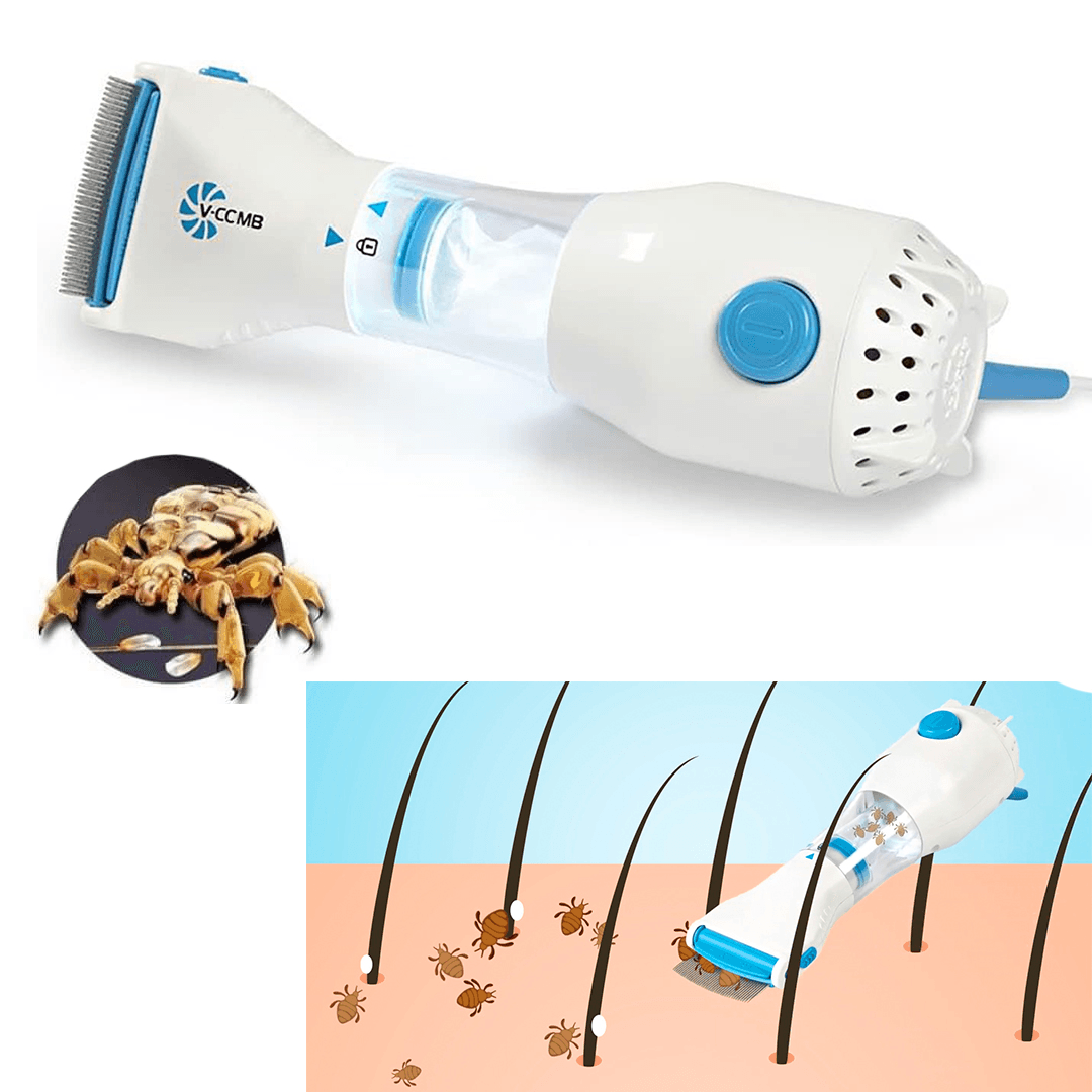 V-COMB Vacuum Comb Eliminate Head Lice & Eggs
