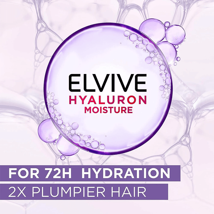 Loreal Elvive Hyaluron Shampoo For Dehydrated Hair 400ml + 400ml - Pinoyhyper