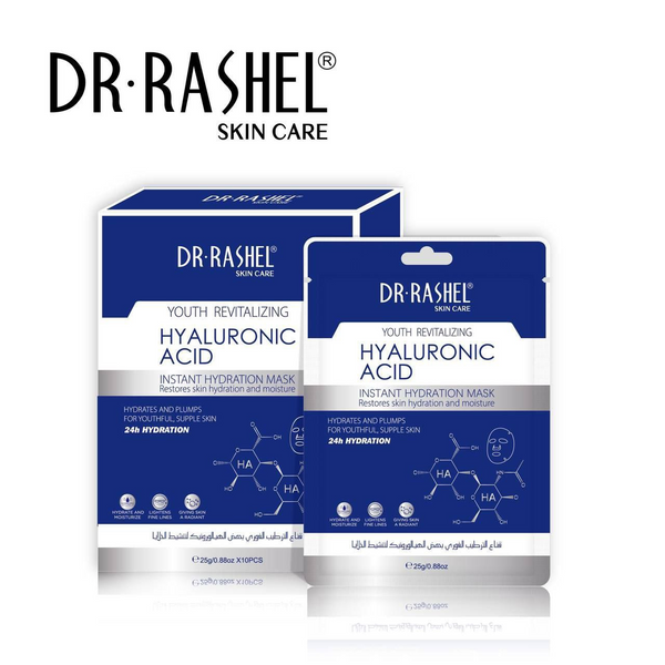 Dr.Rashel Youth Revitalizing Hyaluronic Acid Mask Sheet - 10Pcs × 25g