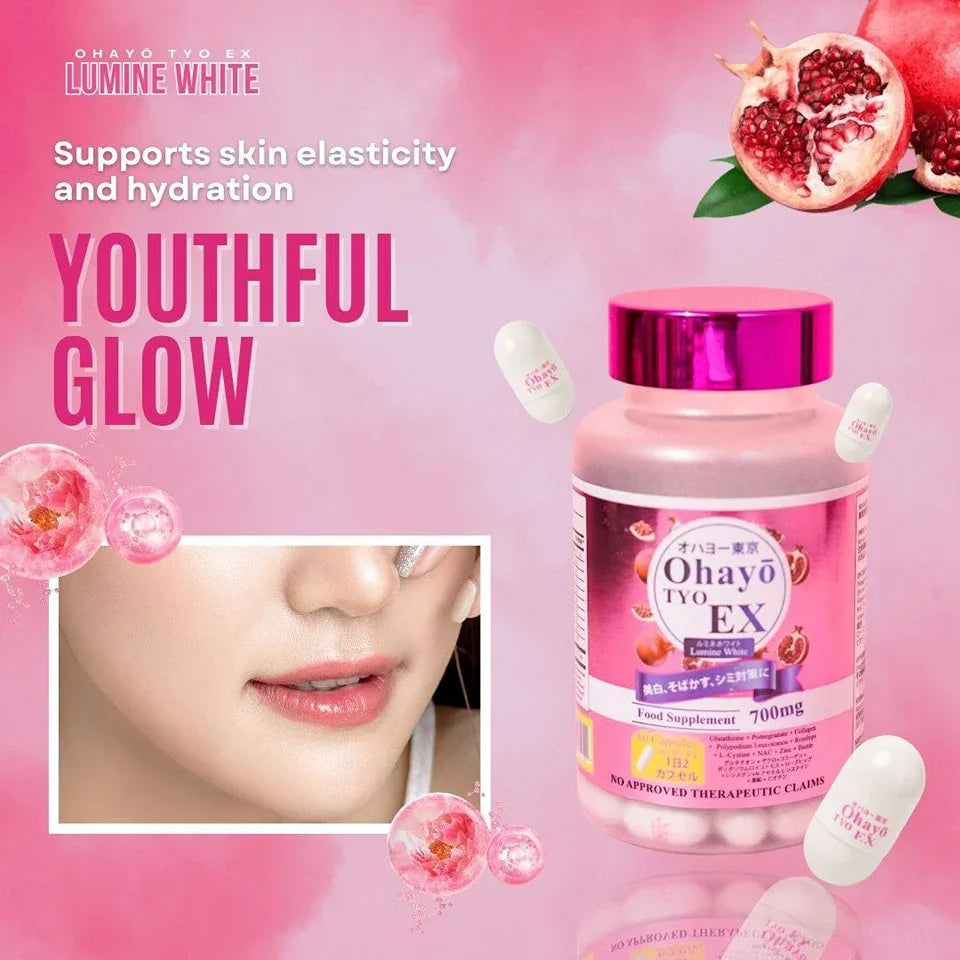 Ohayo Tyo EX Lumine White Glutathione - 60s (JAPAN)