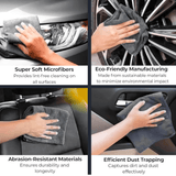 Premium Microfiber Reusable Cleaning Cloth - 1 Pcs