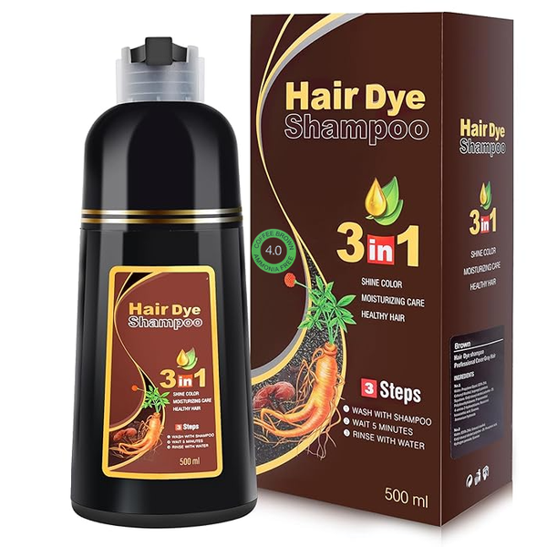 Meidu Hair Dye Shampoo 3 in 1 ( 4.0 Coffee Brown ) - 500ml