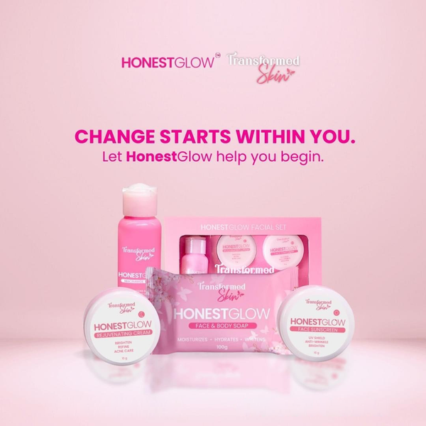 مجموعة HonestGlow للوجه، مجموعة تجديد خفيفة