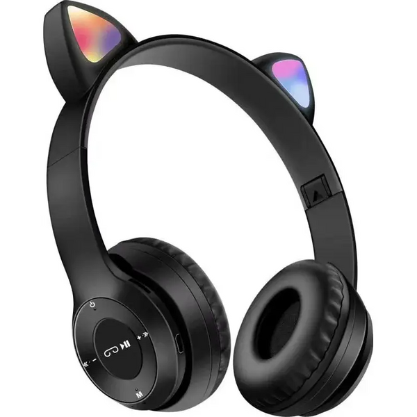 RGB Glow Lights Cat Ear Wireless Headphone - P47M