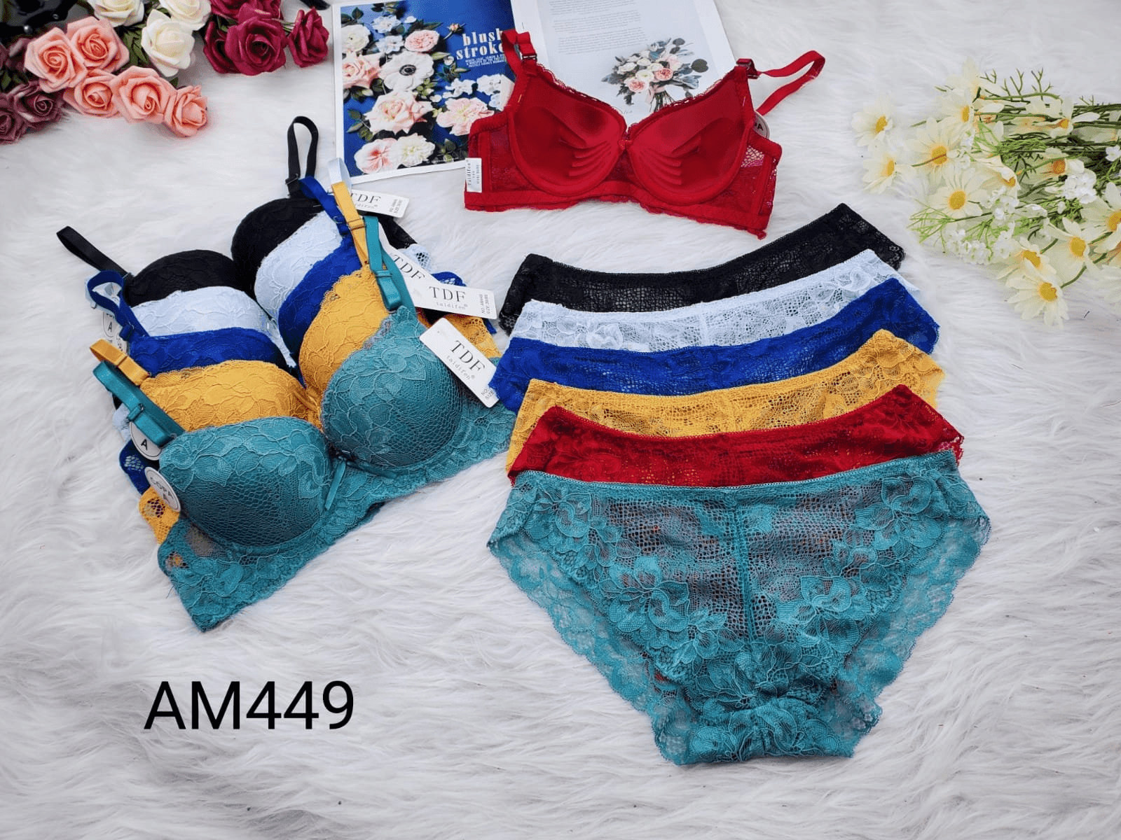 TDF Push Up A Bra and Panty Set - AM449