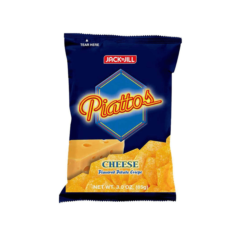 Jack 'n Jill Piattos Cheese + Barbecue & Sour Cream - 85g × 3 Pcs (Offer)