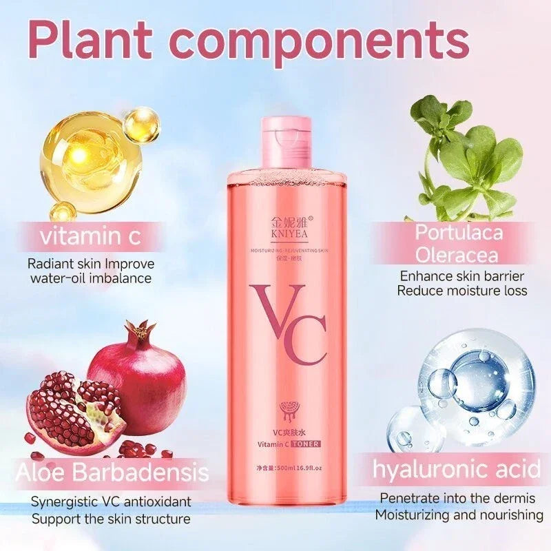 KNIYEA Moisturizing Vitamin C Toner - 500ml (Red)