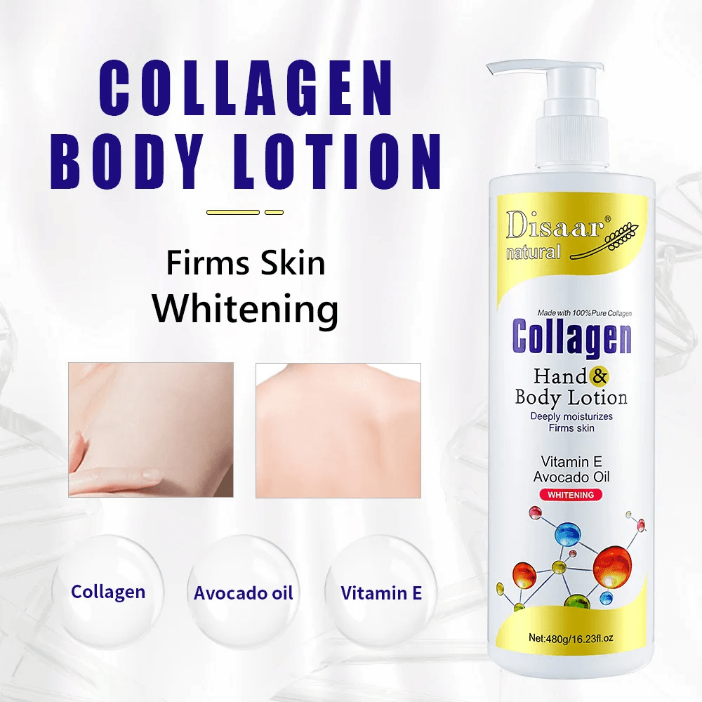 Disaar Collagen Brightening Hand & Body Lotion - 480g