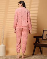 Women's Warm & Fuzzy Knitted Pajama Set