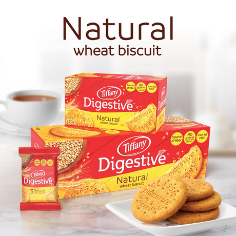 Tiffany Digestive Natural Wheat Biscuit - 250g