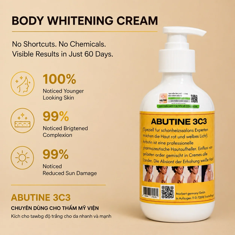 Abutine 3C3 Brightening Body Cream - 250ml