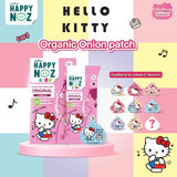 Happy Noz Kids Onion Oil Sticker Original Formula Hello Kitty - 6 Pcs