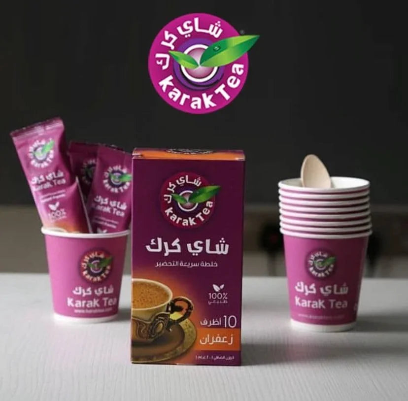Karak Tea Instant Premix Zafran - 200g (10 Sticks)