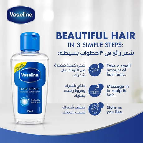Vaseline Hair Tonic and Scalp Conditioner - 100ml