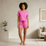 Trendy Cotton T-Shirt & Shorts 2pcs Set #7351