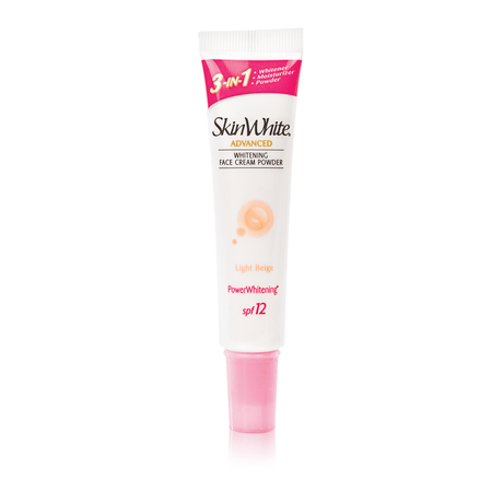 SkinWhite Advanced Brightening Face Cream Powder - Light Beige