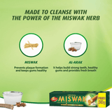 Dabur Original Miswak Herbal Toothpaste - 120g+50g