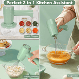 Electric 2 In 1 Wireless Mini Mixer Multi Function Cooking Machine