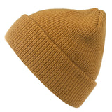 Plain Ribbed Winter Warm Knitted Hat