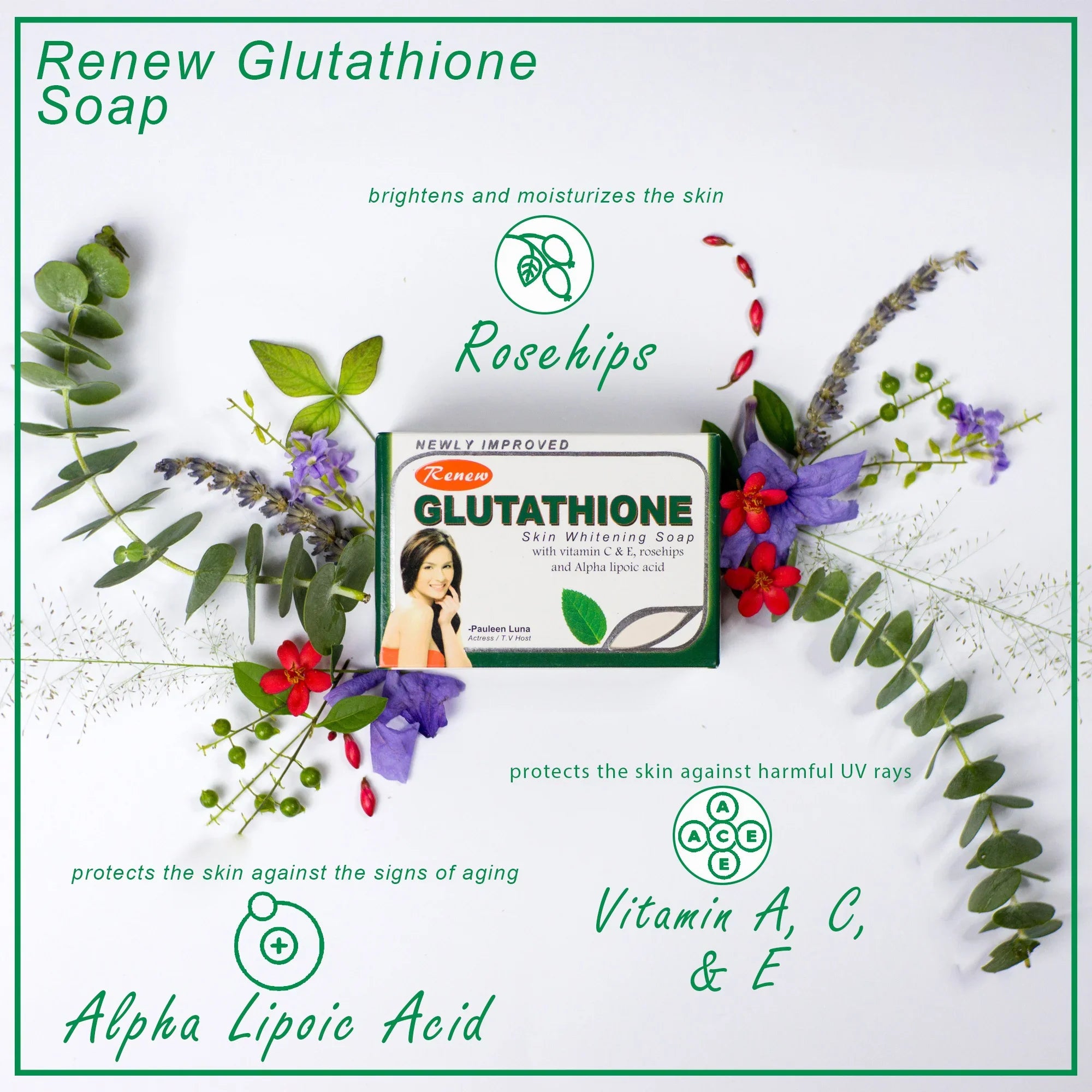 renew glutathione Glutathione Skin Whitening Soap 135g