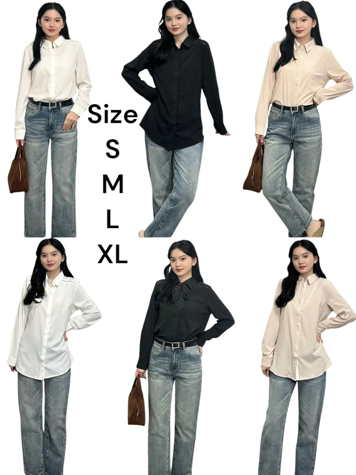 Stylish Attractive Look Korean Fashion Women Shirts - SPI-WCWS3