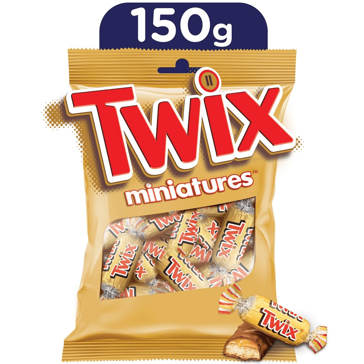 Twix Miniatures Chocolate Mini Bars - 150g
