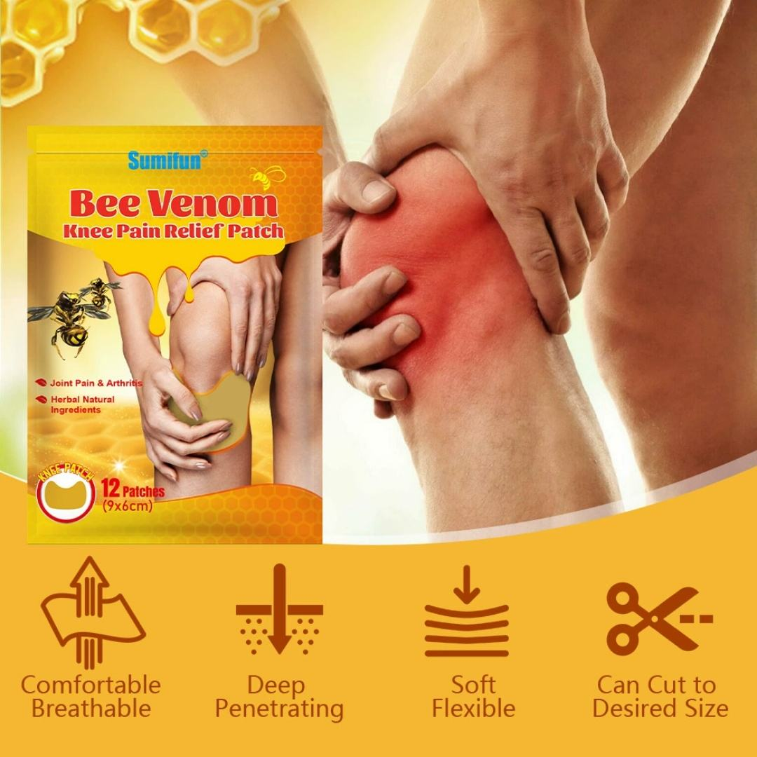 Sumifun Bee Venom Knee Pain Relief Patch - 12Pcs