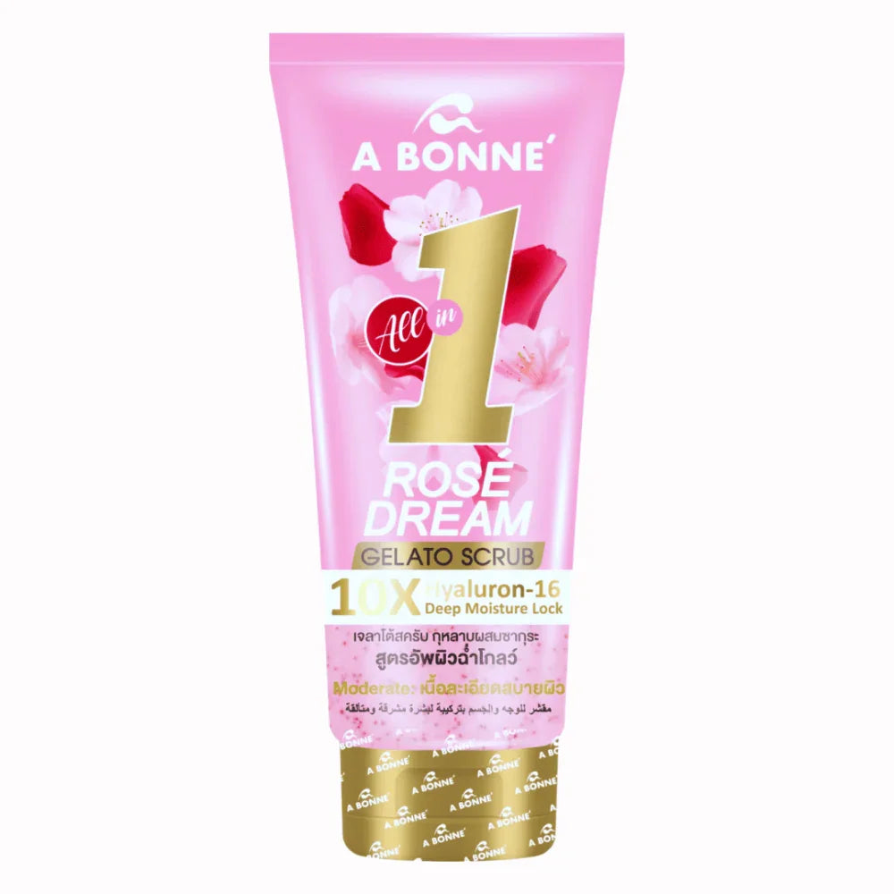 A Bonne Rose Dream Gelato Face & Body Scrub - 300g