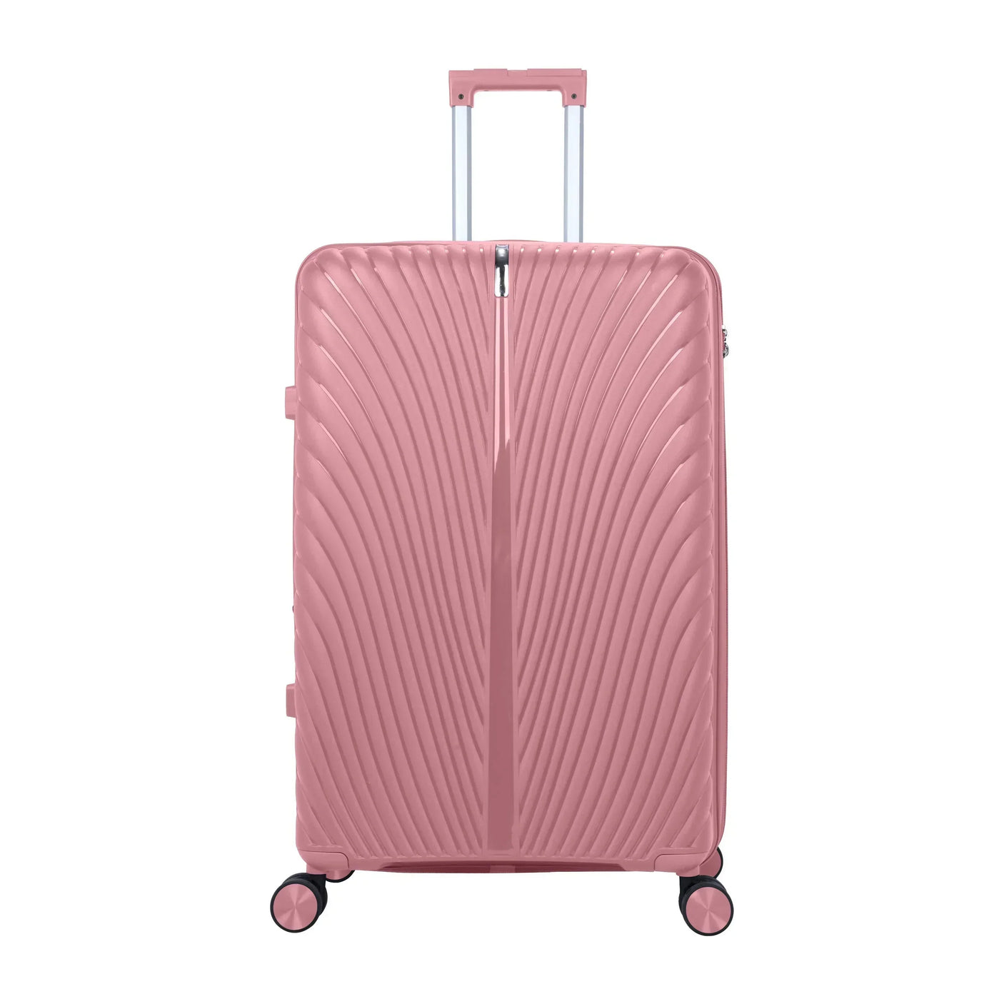 American Flyer Luggage Bag 24 Inch Check-in Luggage Trolly - Rose Gold