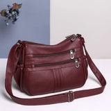 Vintage Lightweight Crossbody Bag - 8601-1