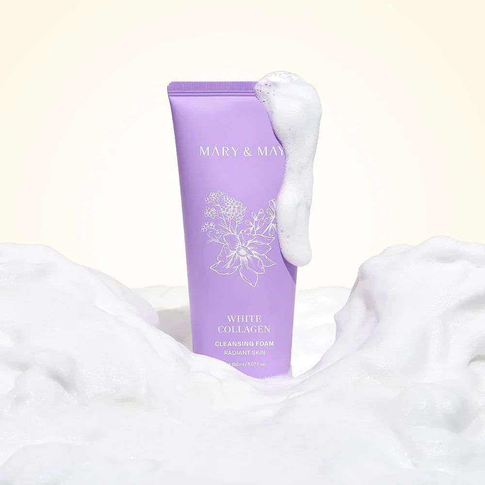 Mary & May White Collagen Cleansing Foam - 150ml