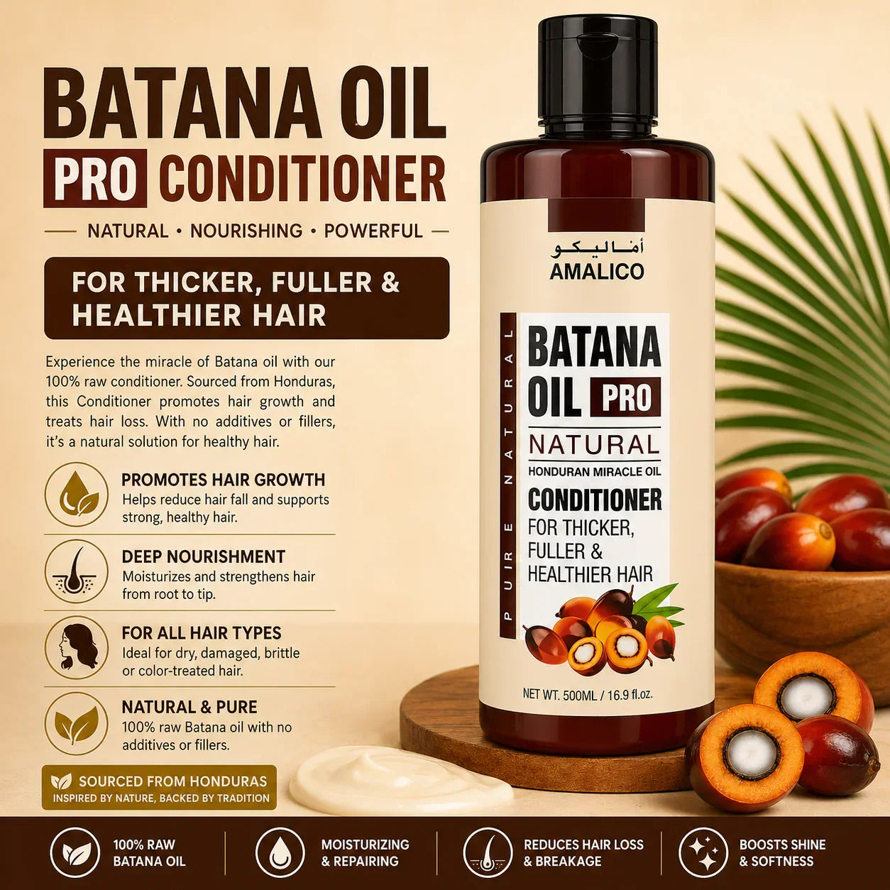 Amalico Batana Oil Pro Natural Conditioner - 500ml