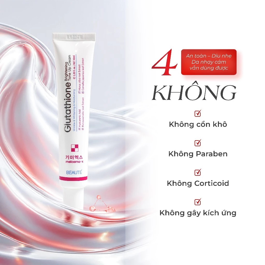 Melasma-x Glutathione Brightening Tone Up Face Cream - 45ml