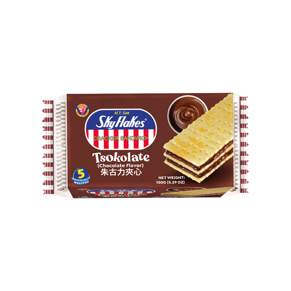 Skyflakes Cracker Sandwich Tsokolate - 150g