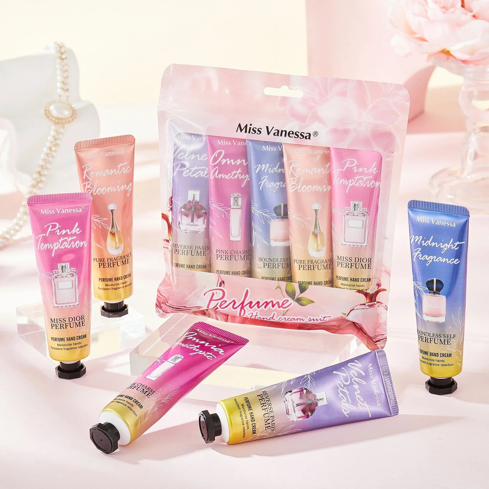 Miss Vanessa Perfume Hand Cream - 30g x 5 Pcs