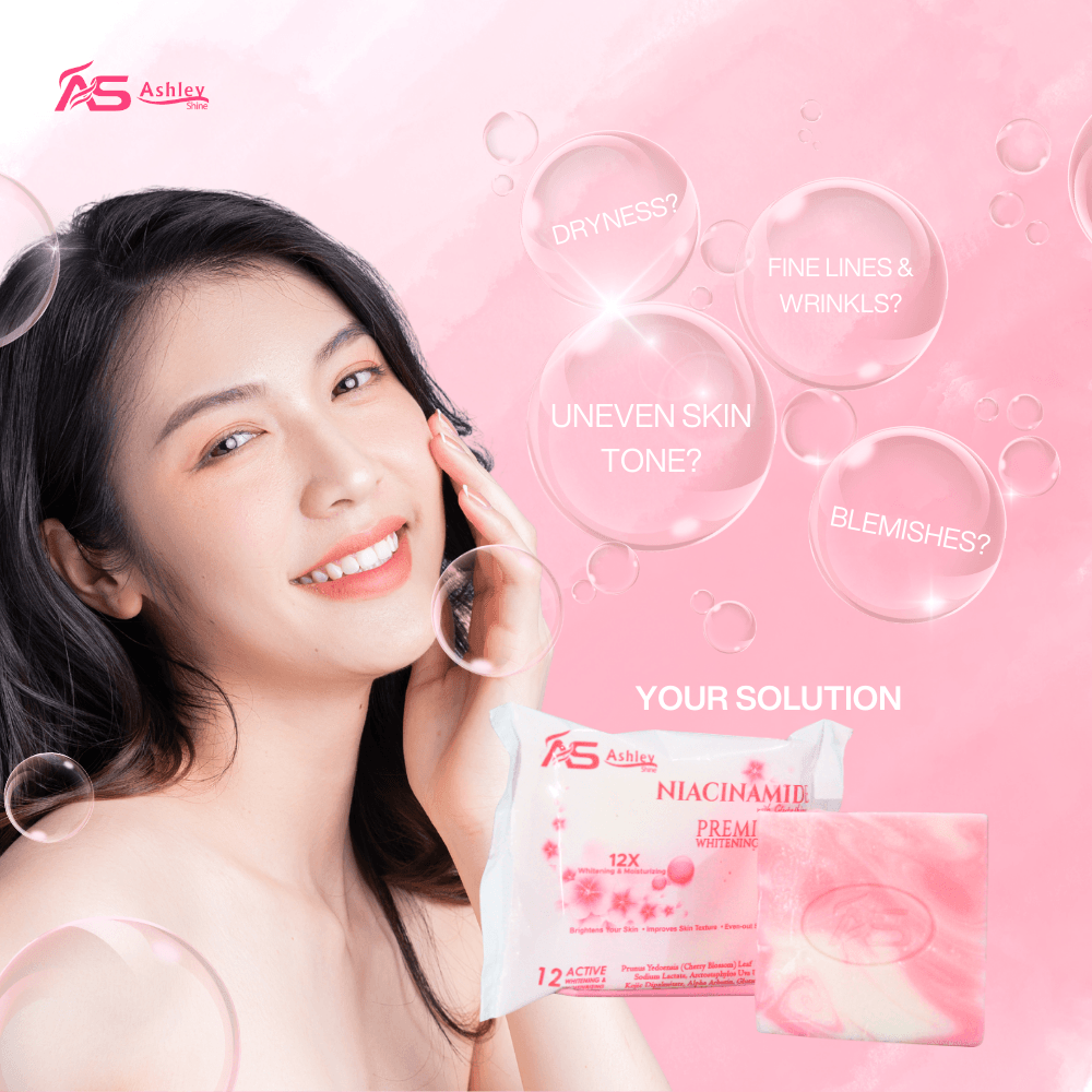Ashley Shine Niacinamide Premium Brightening Soap - 70g