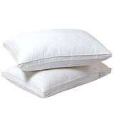 High Quality Solid White Bed Pillow - 1 Pcs