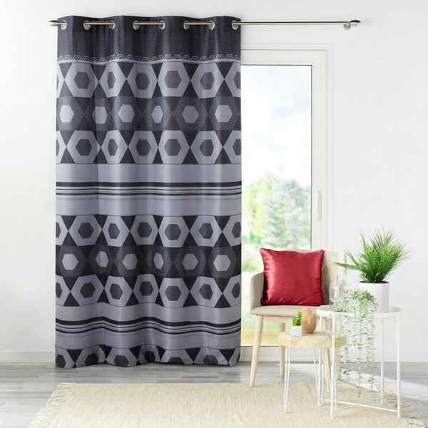 Bluebell Modern Design Window Curtain With Eyelet - 140 × 240CM