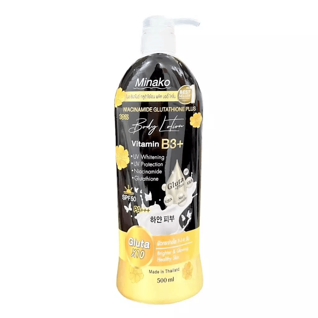 Minako Niacinamide Glutathione Plus 10% Body Lotion - 500ml