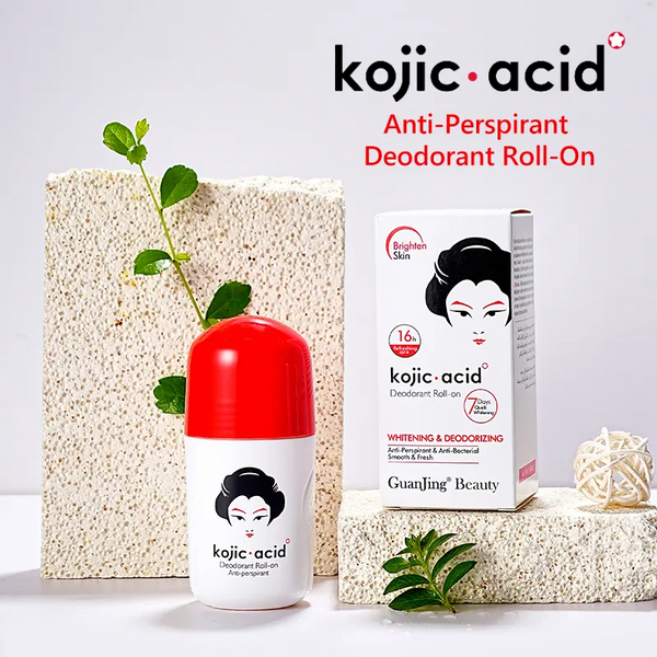 Guanjing Beauty Kojic Acid Whitening Anti-Perspirant Roll On - 50ml