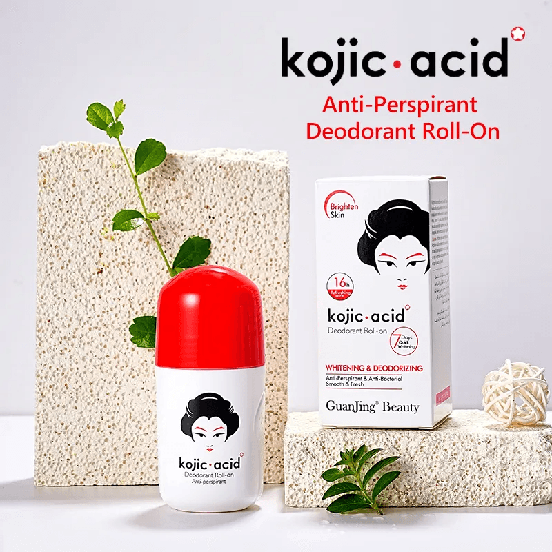 Guanjing Beauty Kojic Acid Brightening Anti-Perspirant Roll On - 50ml
